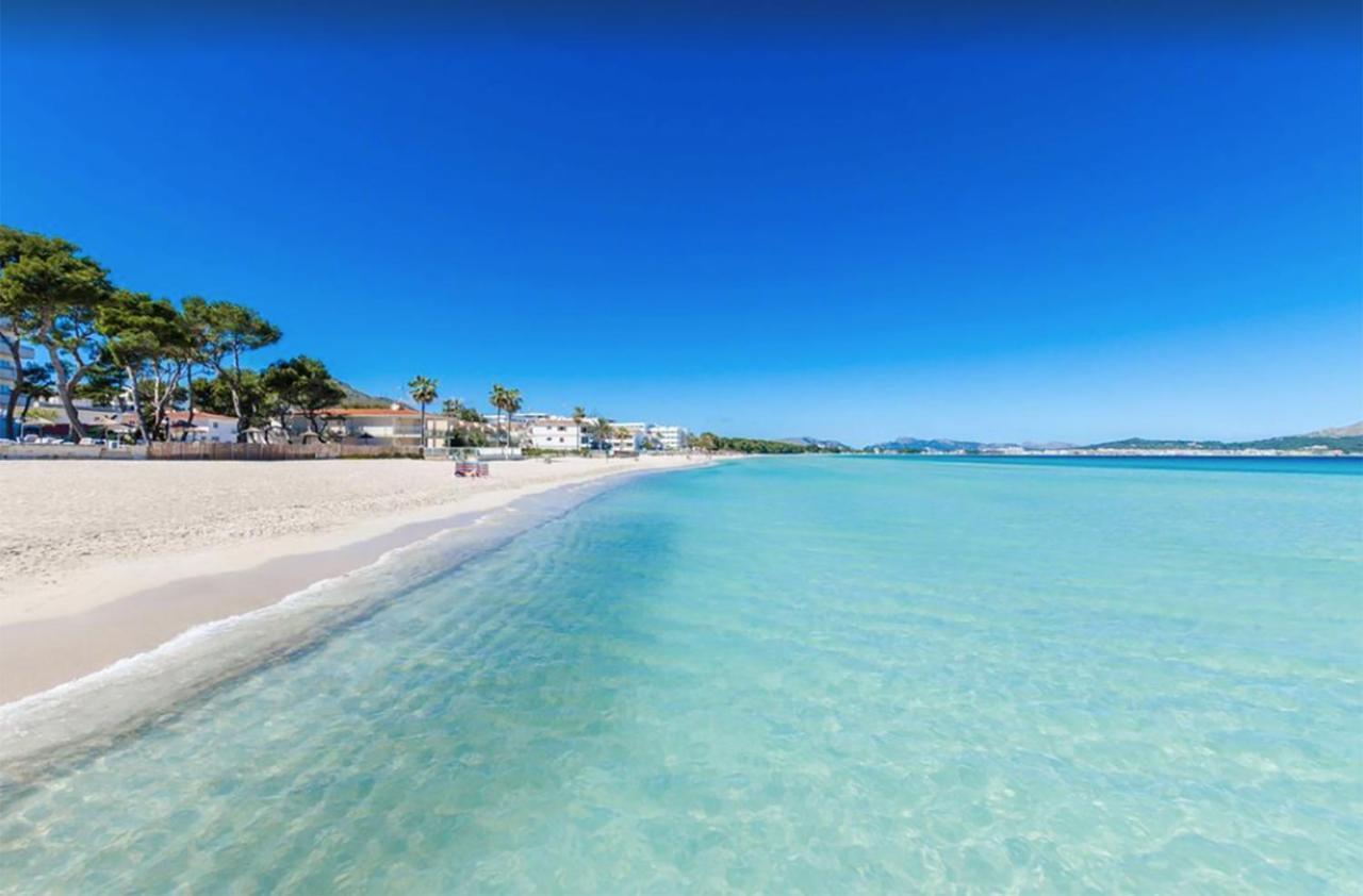 Benestar Pool And Beach In Platja De Muro Villa Exteriör bild