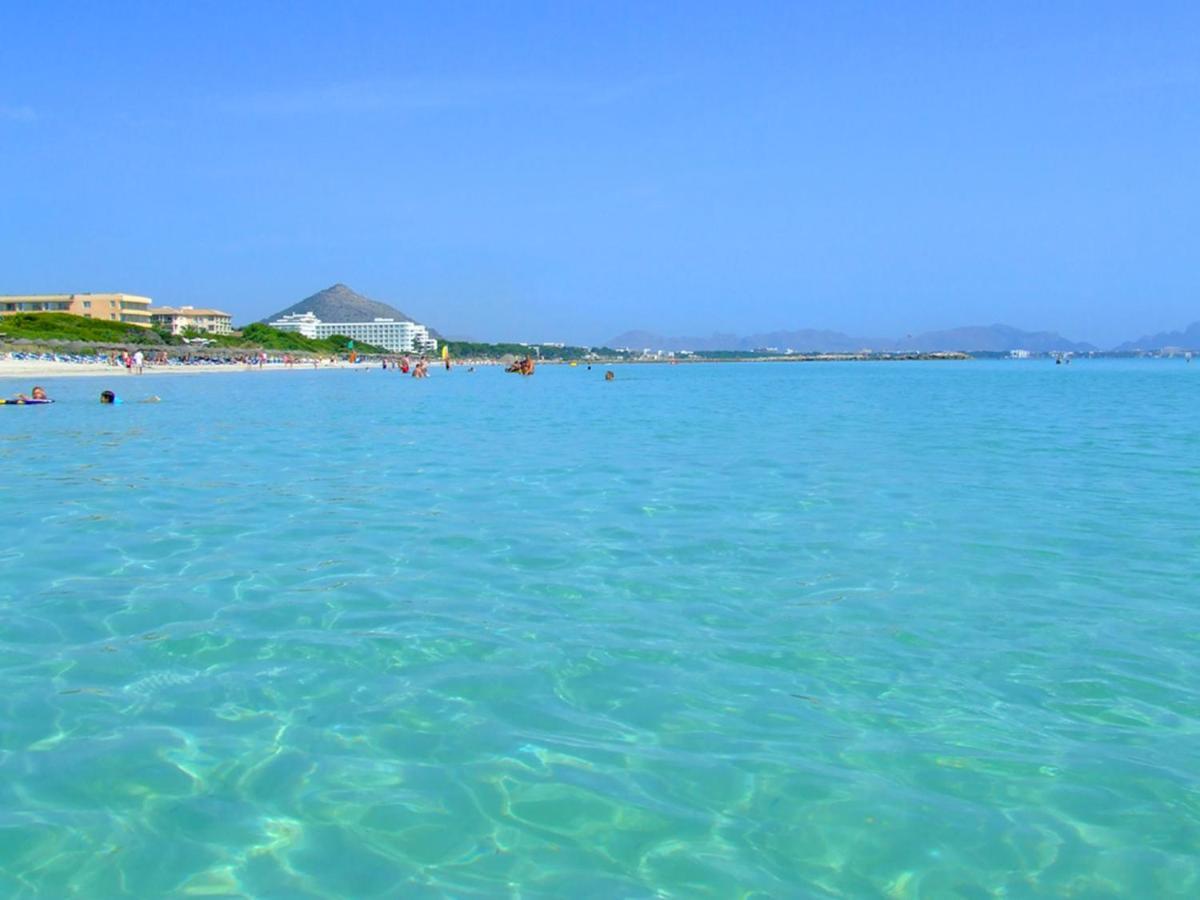 Benestar Pool And Beach In Platja De Muro Villa Exteriör bild