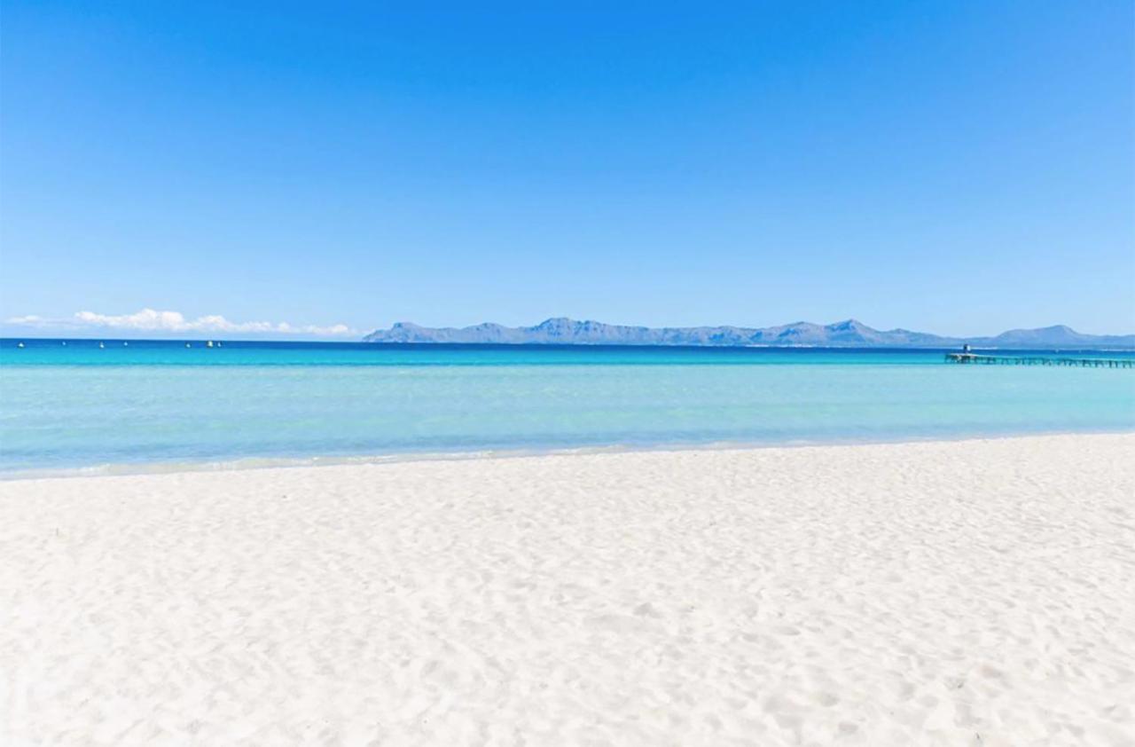 Benestar Pool And Beach In Platja De Muro Villa Exteriör bild