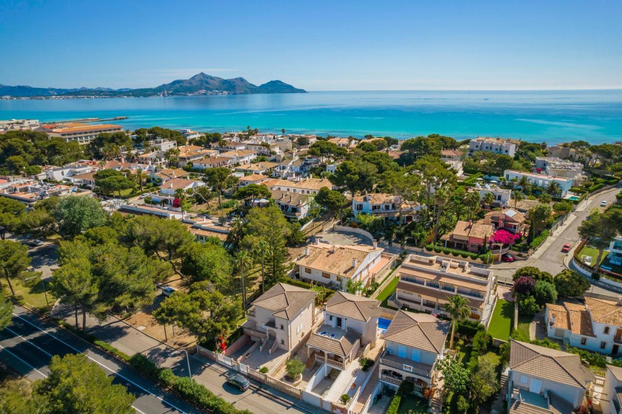 Benestar Pool And Beach In Platja De Muro Villa Exteriör bild