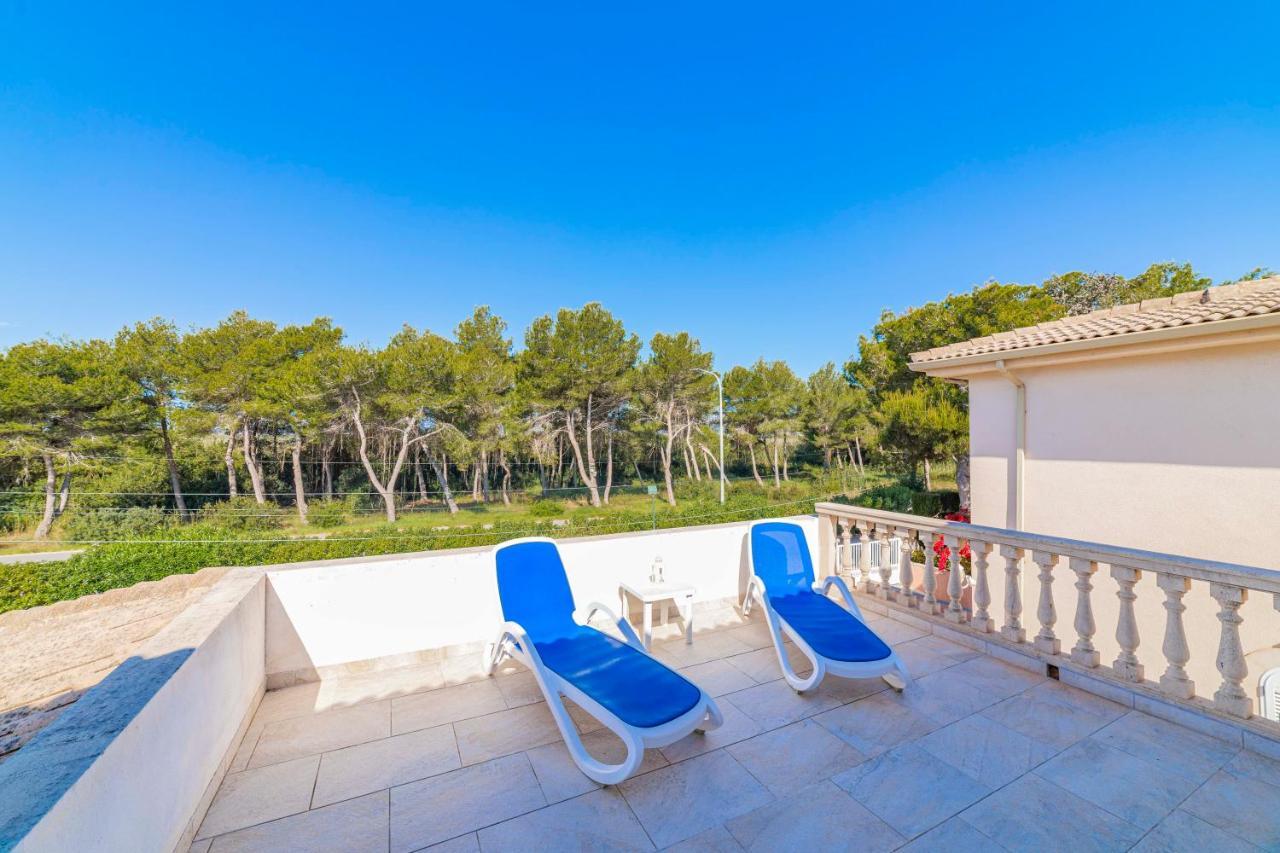 Benestar Pool And Beach In Platja De Muro Villa Exteriör bild